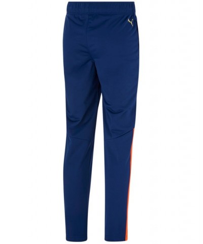 Men's Contrast 2.0 Elastic Drawstring Track Pants Blue $16.00 Pants