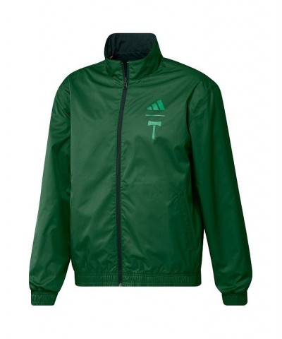 Men's Green Portland Timbers 2023 On-Field Anthem Full-Zip Reversible Team Jacket $40.80 Jackets