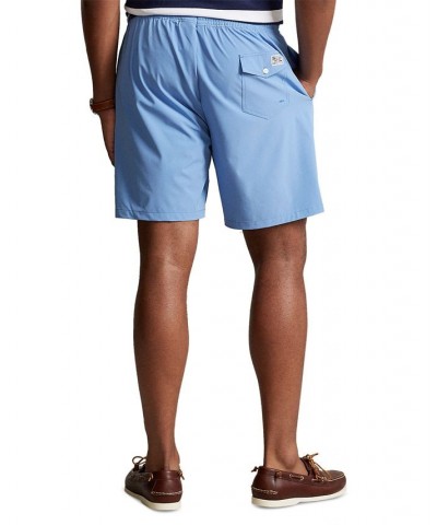 Men's Big & Tall Traveler Swim Trunks Blue $42.75 Swimsuits