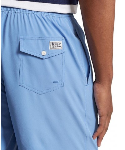 Men's Big & Tall Traveler Swim Trunks Blue $42.75 Swimsuits