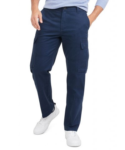 Men's Regular Fit Cargo Pants Blue $36.50 Pants