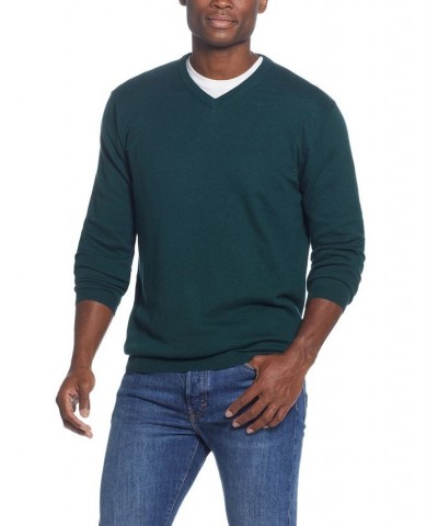 Men's Cotton Cashmere V-Neck Sweater PD04 $15.89 Sweaters