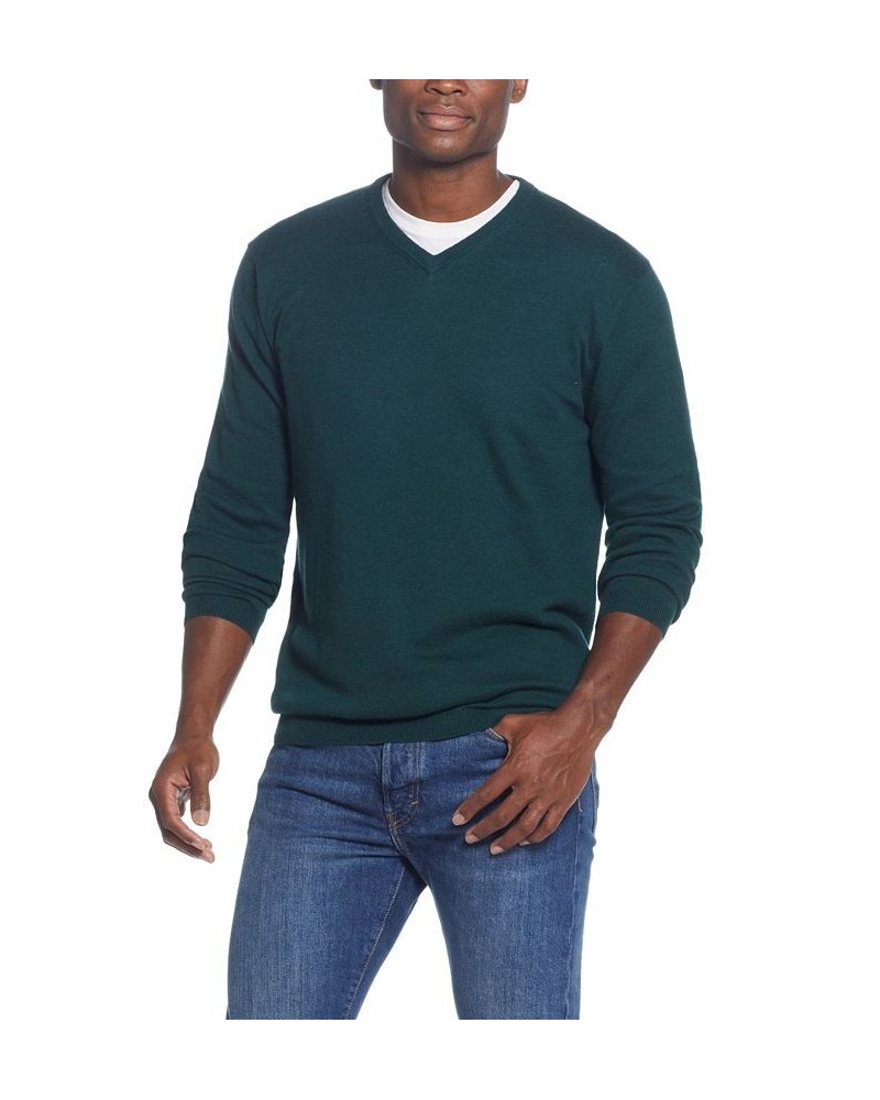 Men's Cotton Cashmere V-Neck Sweater PD04 $15.89 Sweaters