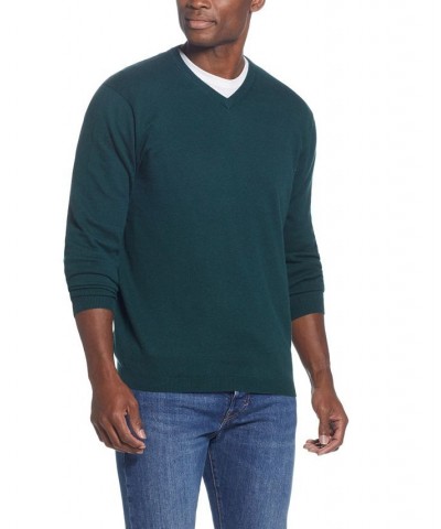 Men's Cotton Cashmere V-Neck Sweater PD04 $15.89 Sweaters