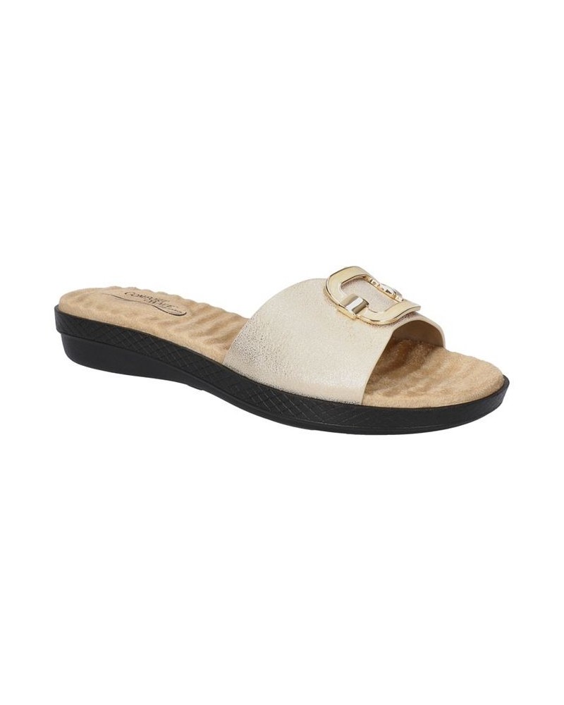 Women's Sunshine Comfort Slide Sandals PD07 $27.95 Shoes