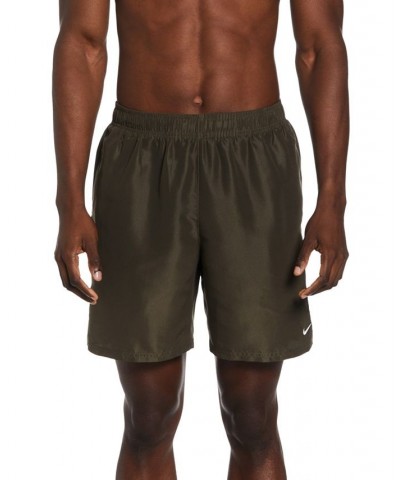 Men's Essential Lap Swoosh Logo 7" Swim Shorts PD03 $27.60 Swimsuits