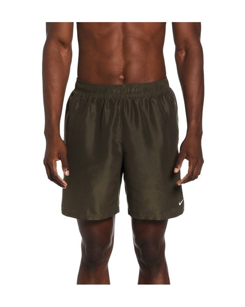 Men's Essential Lap Swoosh Logo 7" Swim Shorts PD03 $27.60 Swimsuits