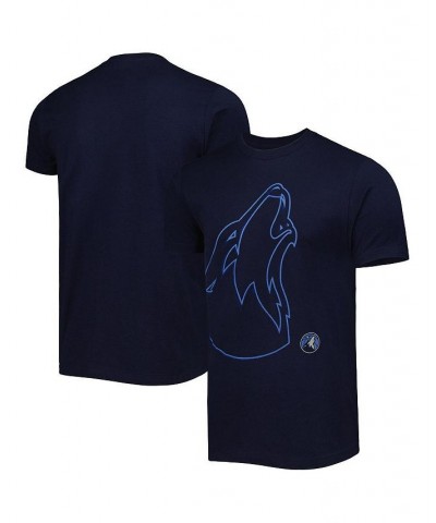 Men's and Women's Navy Minnesota Timberwolves Element Logo Pop T-shirt $22.05 Tops