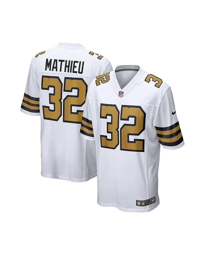 Men's Tyrann Mathieu White New Orleans Saints Player Game Jersey $41.73 Jersey