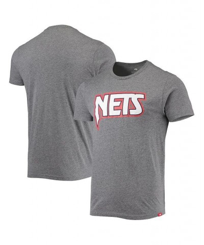 Men's Heather Gray Brooklyn Nets Moments Mixtape Comfy Tri-Blend T-shirt $18.45 T-Shirts