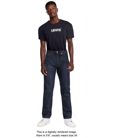 Men's 501 Original Shrink-to-Fit™ Non-Stretch Jeans Blue $39.20 Jeans