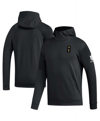 Men's Black Columbus Crew 2023 Player Travel Pullover Hoodie $44.00 Sweatshirt