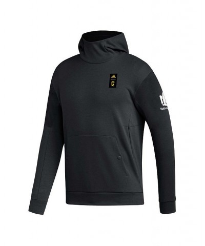 Men's Black Columbus Crew 2023 Player Travel Pullover Hoodie $44.00 Sweatshirt