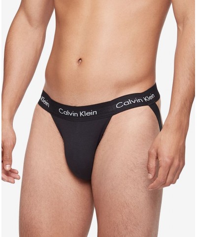 Men's Cotton Stretch Jock Straps - 3-pk. Black $15.40 Underwear