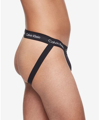 Men's Cotton Stretch Jock Straps - 3-pk. Black $15.40 Underwear