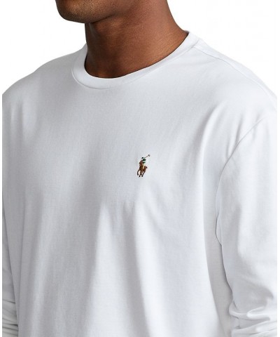 Men's Classic-Fit Soft Cotton Crewneck T-Shirt White $33.39 T-Shirts