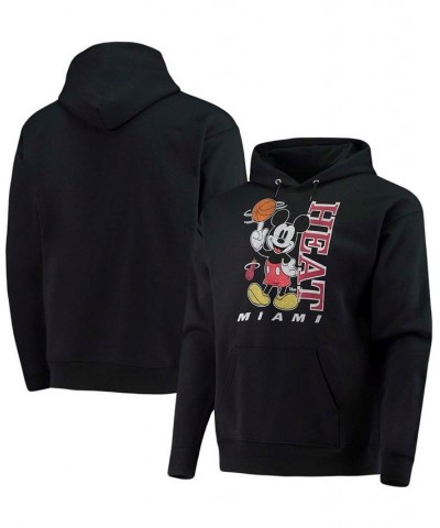 Men's Black Miami Heat Mickey Baller Pullover Hoodie $26.68 Sweatshirt