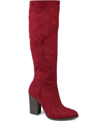 Women's Kyllie Extra Wide Calf Boots Gray $47.60 Shoes