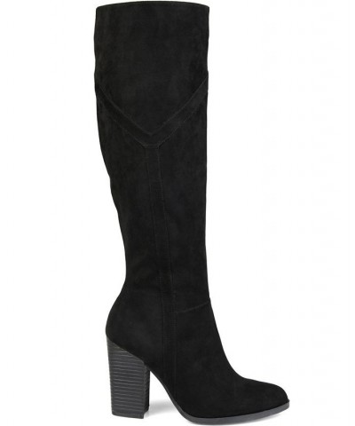 Women's Kyllie Extra Wide Calf Boots Gray $47.60 Shoes