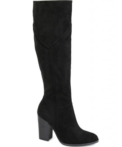 Women's Kyllie Extra Wide Calf Boots Gray $47.60 Shoes