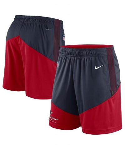 Men's Navy, Red Houston Texans Primary Lockup Performance Shorts $32.20 Shorts