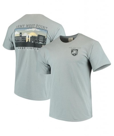 Men's Gray Army Black Knights Team Comfort Colors Campus Scenery T-shirt $23.51 T-Shirts