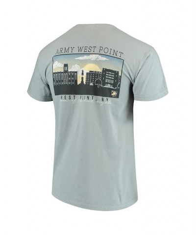 Men's Gray Army Black Knights Team Comfort Colors Campus Scenery T-shirt $23.51 T-Shirts