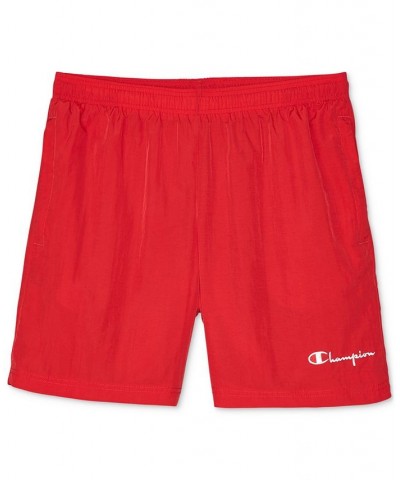 Men's Warm-Up Logo Shorts Red $13.94 Shorts