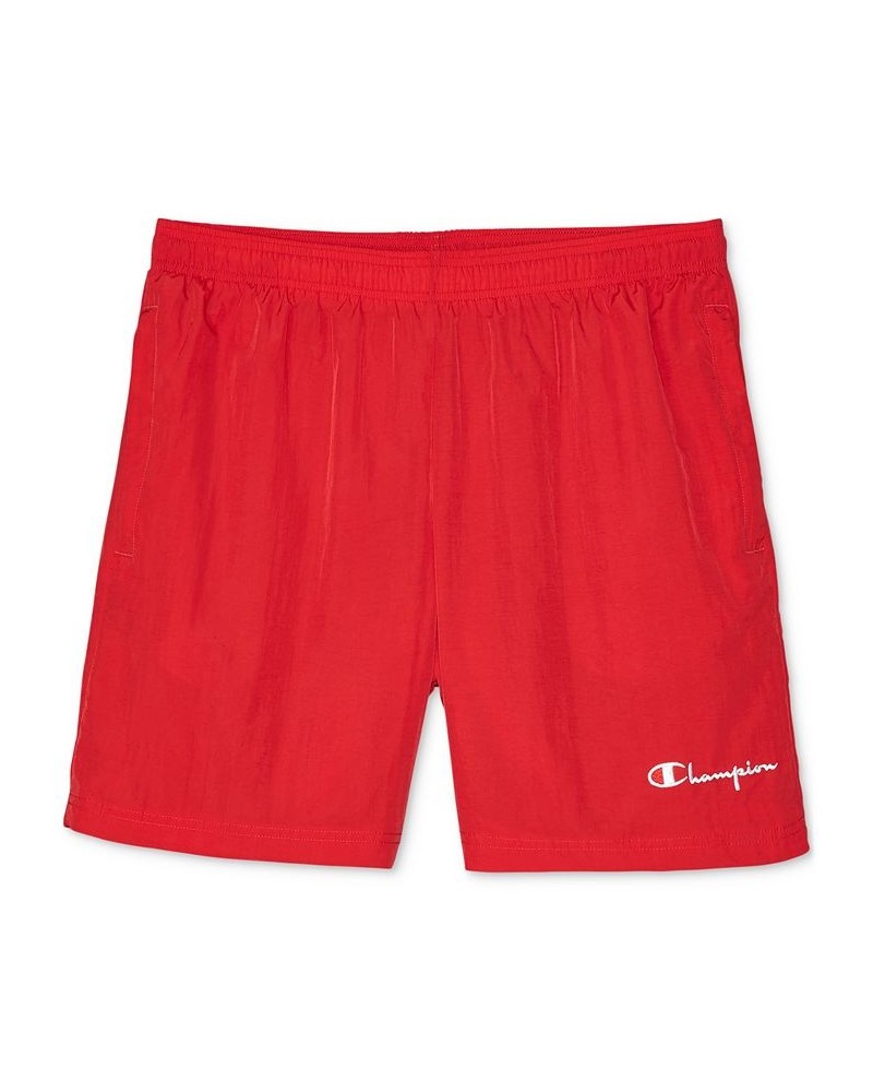 Men's Warm-Up Logo Shorts Red $13.94 Shorts