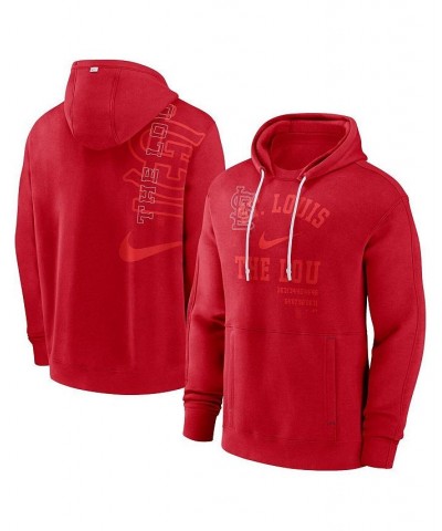 Men's Red St. Louis Cardinals Statement Ball Game Pullover Hoodie $37.40 Sweatshirt