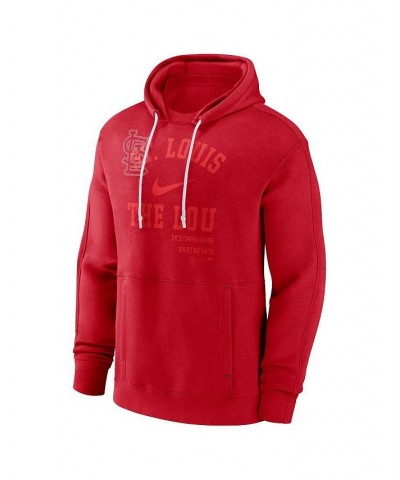 Men's Red St. Louis Cardinals Statement Ball Game Pullover Hoodie $37.40 Sweatshirt