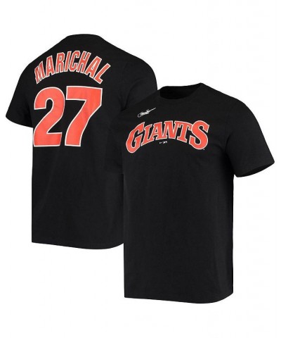 Men's Juan Marichal Black San Francisco Giants Name & Number T-shirt $22.50 T-Shirts