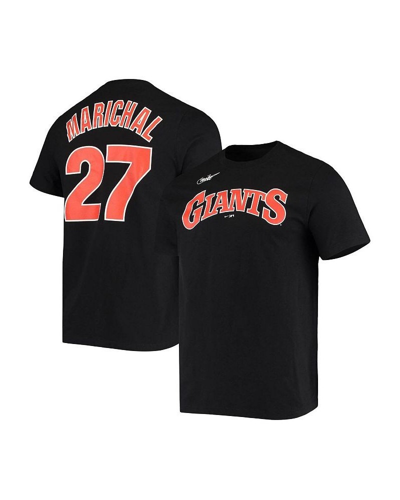 Men's Juan Marichal Black San Francisco Giants Name & Number T-shirt $22.50 T-Shirts