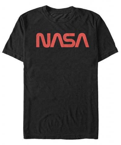 NASA Men's Simple Logo Short Sleeve T- shirt Black $14.00 T-Shirts