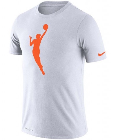 Men's White WNBA Logo Performance T-shirt $18.45 T-Shirts