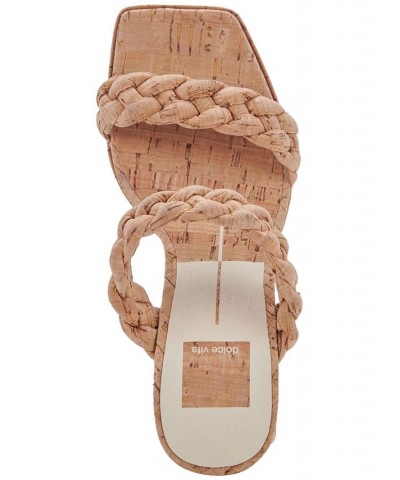 Women's Ashby Braided Two-Band Platform Sandals PD07 $73.50 Shoes