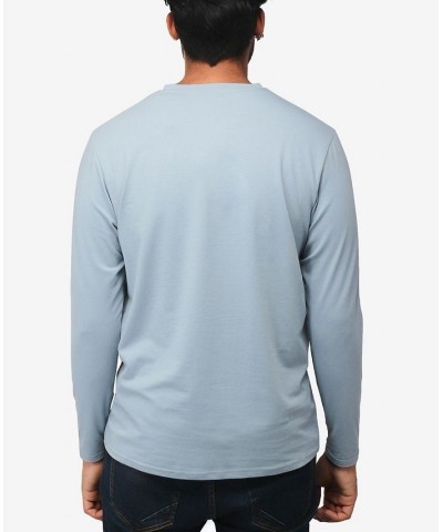 Men's Soft Stretch V-Neck Long Sleeve T-shirt PD13 $21.56 T-Shirts