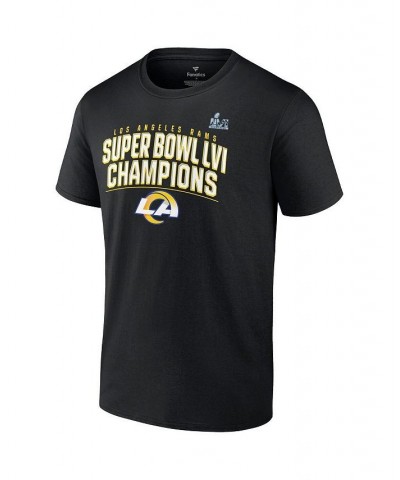 Men's Branded Black Los Angeles Rams Super Bowl LVI Champions Big and Tall Schedule T-shirt $18.04 T-Shirts