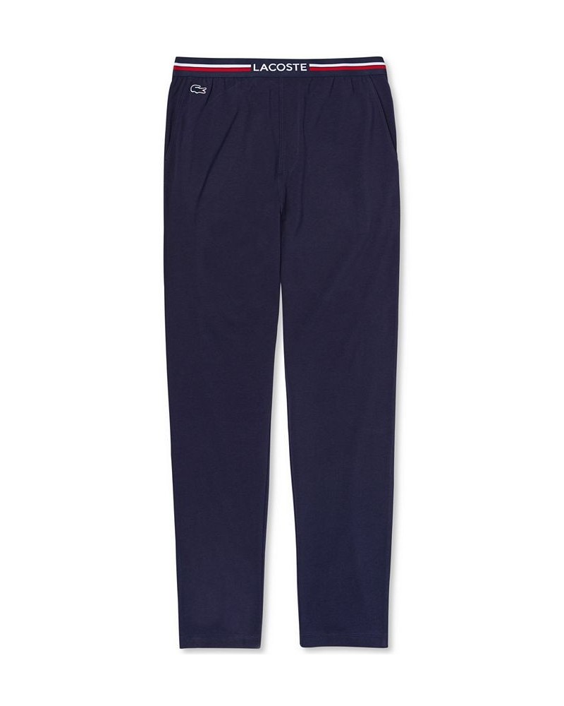 Men's Cotton Stretch Pajama Pant Blue $37.10 Pajama