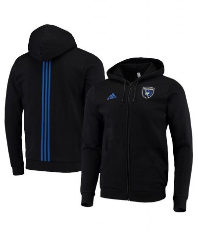 Men's Black San Jose Earthquakes 2019 Full-Zip Travel Jacket $34.00 Jackets