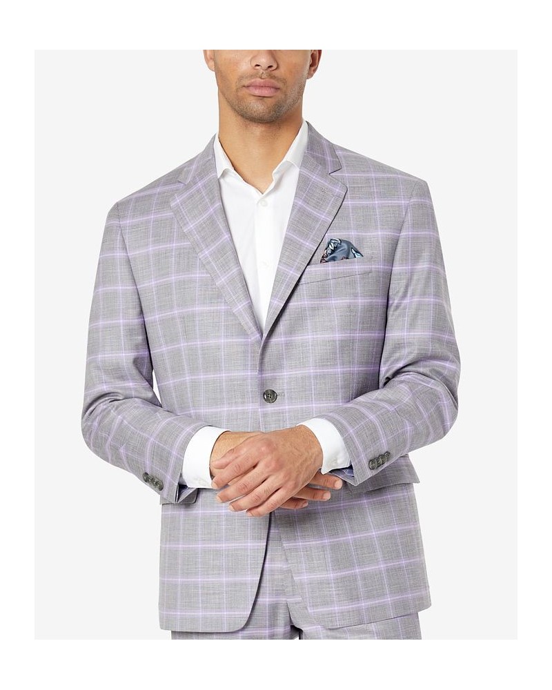 Men's Classic-Fit Patterned Suit Jacket PD04 $42.55 Suits