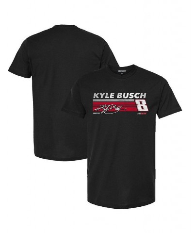 Men's Black Kyle Busch Hot Lap T-shirt $19.24 T-Shirts