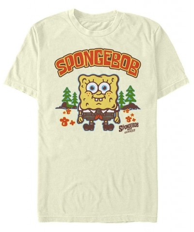 Men's Kid SpongeBob Short Sleeve Crew T-shirt Tan/Beige $16.80 T-Shirts