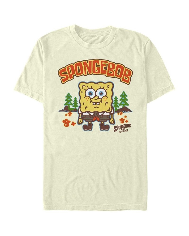 Men's Kid SpongeBob Short Sleeve Crew T-shirt Tan/Beige $16.80 T-Shirts