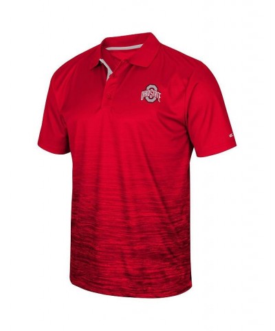 Men's Scarlet Ohio State Buckeyes Marshall Polo Shirt $33.79 Polo Shirts