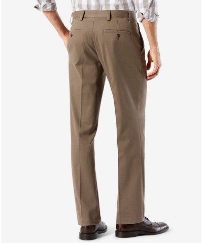 Men's Easy Straight Fit Khaki Stretch Pants Dark Pebble $22.50 Pants