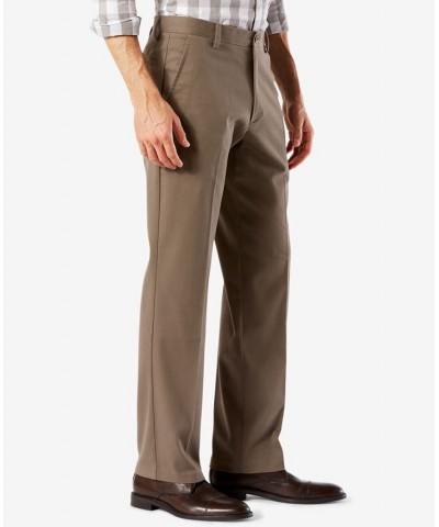 Men's Easy Straight Fit Khaki Stretch Pants Dark Pebble $22.50 Pants