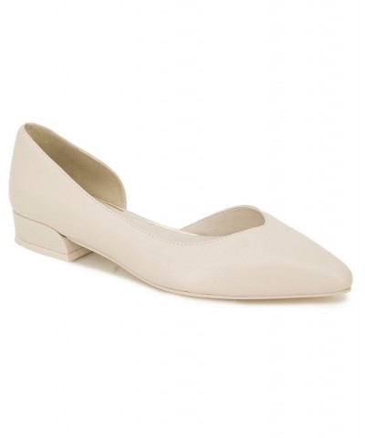 Women's Carolyn Pointy Toe Flats Tan/Beige $59.77 Shoes