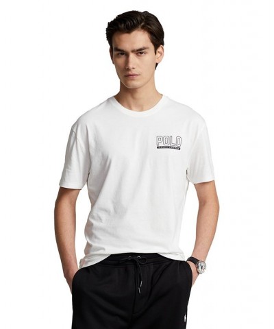 Men's Classic-Fit Logo Jersey Crewneck T-Shirt White $36.75 T-Shirts