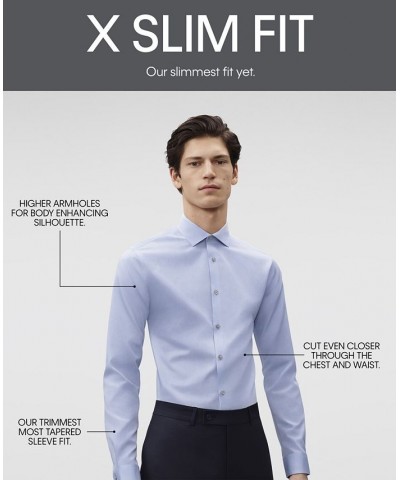 Calvin Klein Men's STEEL Extra-Slim Fit Non-Iron Performance Herringbone Dress Shirt PD04 $25.37 Dress Shirts